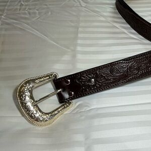 NEW Nocona Belt Co. Western Dark Brown Leather Belt Men’s Size 46 NWOT